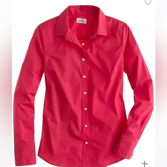 Jcrew Stretch Perfect Shirt, Nwt, Size S